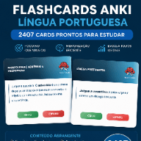 Imagem do produto Flashcards Anki – Português Completo (2.407 cards)
