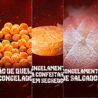 Imagem do produto COMBO CONGELAMENTO DE SALGADOS + CONGELAMENTO NA CONFEITARIA +PÃO DE QUEIJO CONGELADO + CONGELAMENTO NA PANIFICAÇÃO + MASSA DE PÃO DE MEL PARA CONGELAR