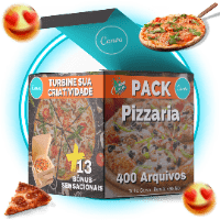 Imagem do produto Pack Turbo Canva Pizzaria