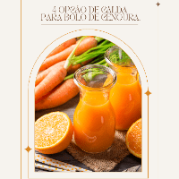 Imagem do curso 4 opções de calda para Bolo de cenoura