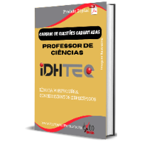 Imagem do curso CADERNO DE QUESTÕES GABARITADAS: PROFESSOR DE CIÊNCIAS IDHTEC 2023