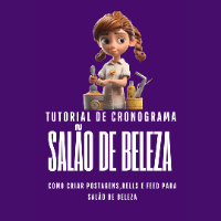Imagem do produto TUTORIAL DE CRONOGRAMA PARA POSTS, REELS E FEED PARA SALÃO SALÃO DE BELEZA