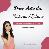 Imagem do produto Doce Arte da Resina Afetiva - Joias de leite materno & DNAs