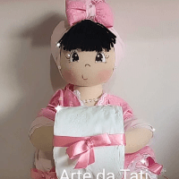 Imagem do curso boneca porta papel higienico pano