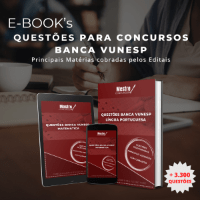 Imagem do curso Questões para Concursos - Banca VUNESP