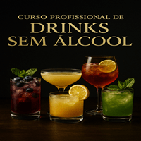 Imagem do curso Curso Profissional de Drinks Sem Álcool | Transforme Ingredientes Simples em Lucro e Sucesso!