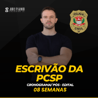 Imagem do produto CRONOGRAMA ESCRIVÃO DA PCSP PÓS-EDITAL - 08 SEMANAS