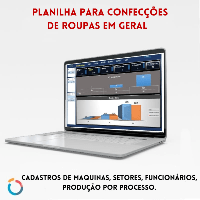 Imagem do produto Planilha para produção e confecção de roupas em geral