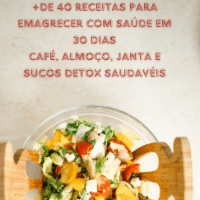 Imagem do produto + de 40 receitas para almoços e sucos detox saudáveis e naturais
