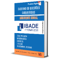 Imagem do produto CADERNO DE QUESTÕES GABARITADAS: ASSISTENTE SOCIAL, IBADE