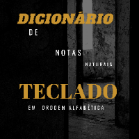 Imagem do produto dicionário de notas para teclado