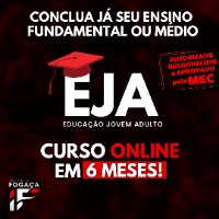 Imagem do curso EJA - Ensino Fundamental ou Médio 100% Online