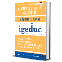 Imagem do produto CADERNO DE QUESTÕES GABARITADAS: ASSISTENTE SOCIAL, IGEDUC