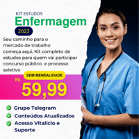 Imagem do curso Kit Estudos Enfermagem 2024 ATUALIZADO