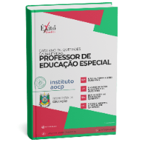 Imagem do curso CADERNO DE QUESTÕES GABARITADAS PROFESSOR DE EDUCAÇÃO ESPECIAL, INSTITUTO AOCP