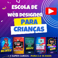 Imagem do curso ESCOLA DE WEB DESIGNER PARA CRIANÇAS