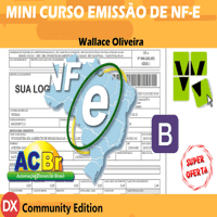 Imagem do produto CURSO EMISSÃO DE NF-E UTILIZANDO INTRAWEB + ACBR