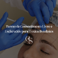 Imagem do produto Termo de Consentimento Livre, Informado e Esclarecido para Toxina Botulínica