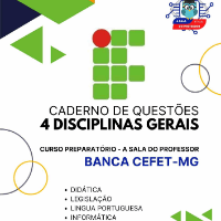 Imagem do produto Caderno de Questões - 4 em 1 - Concurso do IFAM