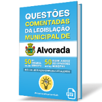 Imagem do produto Questões Comentadas da Legislação Municipal de ALVORADA.
