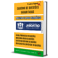 Imagem do produto CADERNO DE QUESTÕES GABARITADAS : AUXILIAR DE APOIO PEDAGOGICO FCC