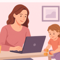 Imagem do curso E-book: Renda Extra para Mães Solteiras Sem Sair de Casa