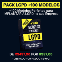 Imagem do produto PACK47 LGPD COM +100 DOCUMENTOS EDITÁVEIS.