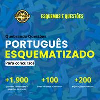 Imagem do curso Português Esquematizado - Esquemas e Resumos!