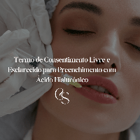 Imagem do produto Termo de Consentimento Livre, Informado e Esclarecido para Preenchimento com Ácido Hialurônico