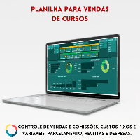 Imagem do produto Planilha para Gestão e Vendas de Cursos