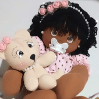 Imagem do produto boneca pano feita a mão