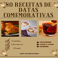 Imagem do produto 80 RECEITAS DE DATAS COMEMORATIVAS