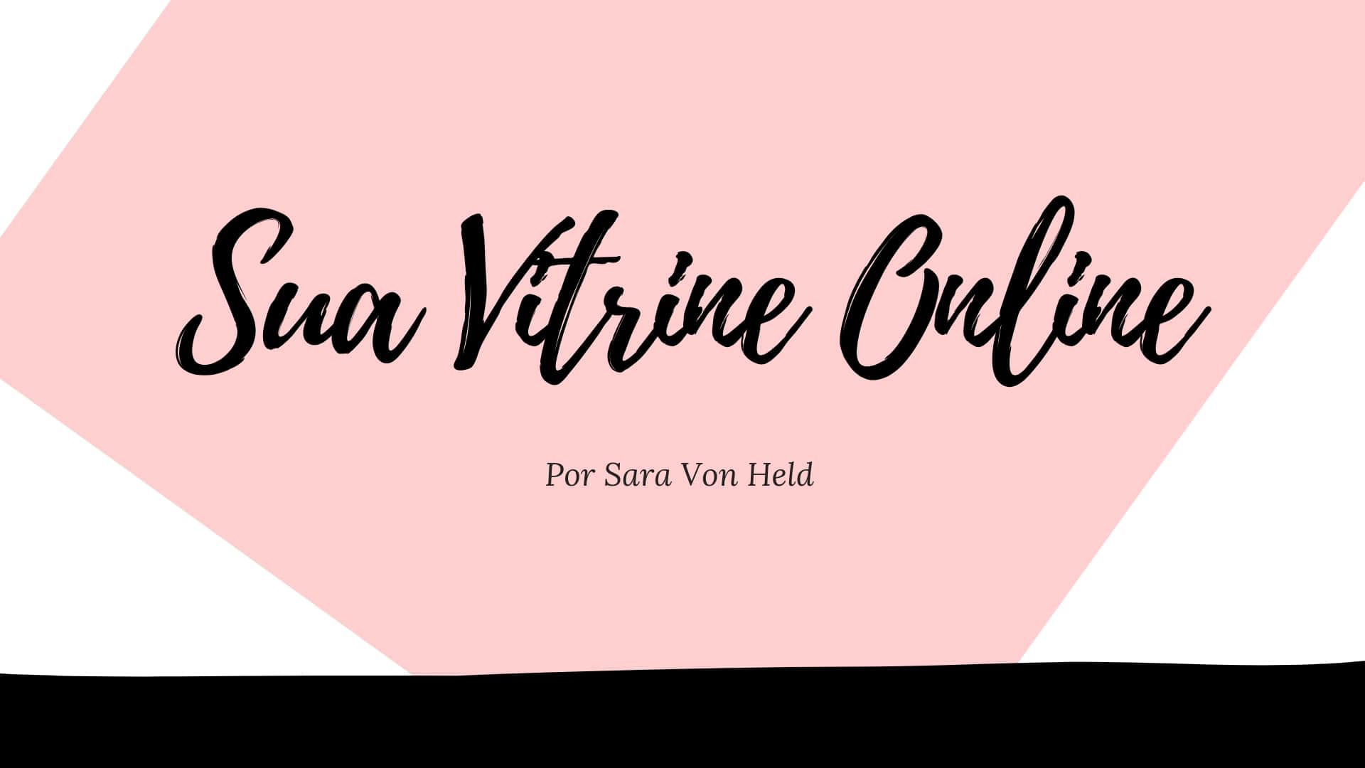 Imagem do curso Sua Vitrine Online