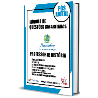 Imagem do produto MÓDULO DE QUESTÕES GABARITADAS: PROFESSOR DE HISTÓRIA, SEE PE 2022 PÓS EDITAL