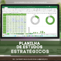 Imagem do produto Planilha de Estudos Estratégicos para Concurseiros