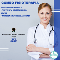 Imagem do produto COMBO FISIOTERAPIA 960 HORAS DE CERTIFICAÇÃO - 3 CURSOS: FISIOTERAPIA INTENSIVA + FISIOTERAPIA NEUROFUNCIONAL -  GRÁTIS CURSO DE ANATOMIA E PATOLOGIA ASSOCIADA