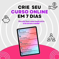 Imagem do produto Crie seu próprio curso online em 7 dias!