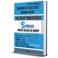 Imagem do produto CADERNO DE QUESTÕES GABARITADAS : SOLDADO COMBATENTE PMSE, SELECON