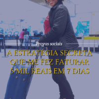 Imagem do produto A Estratégia Secreta que me fez faturar 5 mil reais em 7 dias