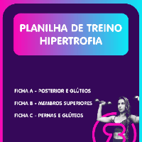 Imagem do produto PLANILHA DE TREINO - HIPERTROFIA