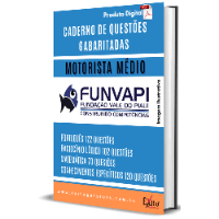 Imagem do curso CADERNO DE QUESTÕES GABARITADAS: MOTORISTA NIVEL MÉDIO, FUNVAPI