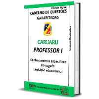 Imagem do produto CADERNO DE QUESTÕES GABARITADAS: PROFESSOR 1, CARUARU 2023