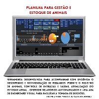 Imagem do produto Planilha para Gestão e Estoque de Animais