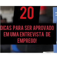 Imagem do curso 20 DICAS PARA SER APROVADO EM UMA ENTREVISTA DE EMPREGO