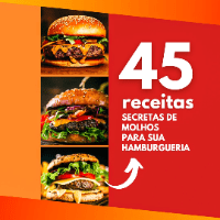 Imagem do produto E-book 45 Molhos para hamburgueria