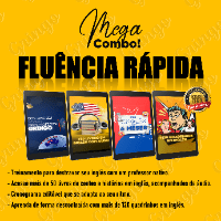 Imagem do produto Inglês com Gringo - Mega Combo - Fluência Rápida