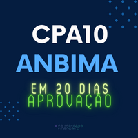 Imagem do produto Curso Preparatório CPA10 - ANBIMA - Aprovação em 20 dias