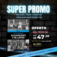 Imagem do produto Manual Como Fabricar Argamassas e Rejuntes