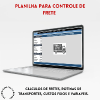 Imagem do produto Planilha para calculo de custo com transportes e Fretes