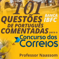 Imagem do produto 101 QUESTÕES DE PORTUGUÊS COMENTADAS PARA O CONCURSO DOS CORREIOS